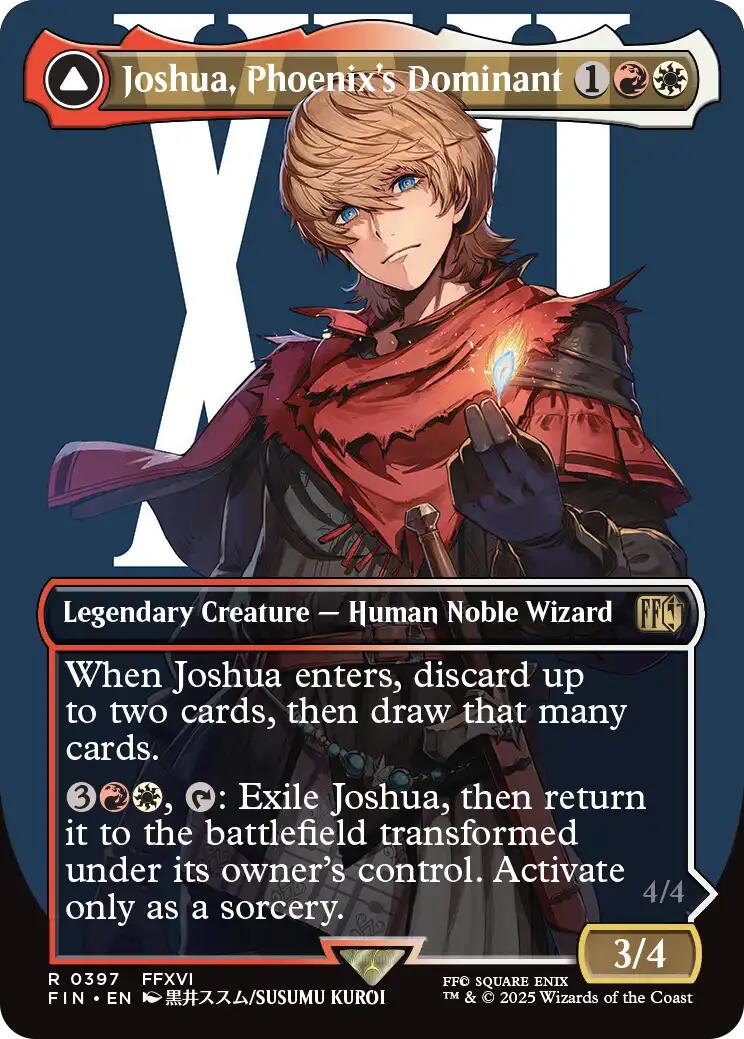 Joshua, Phoenix's Dominant (Borderless) [FINAL FANTASY] | Tabernacle Games
