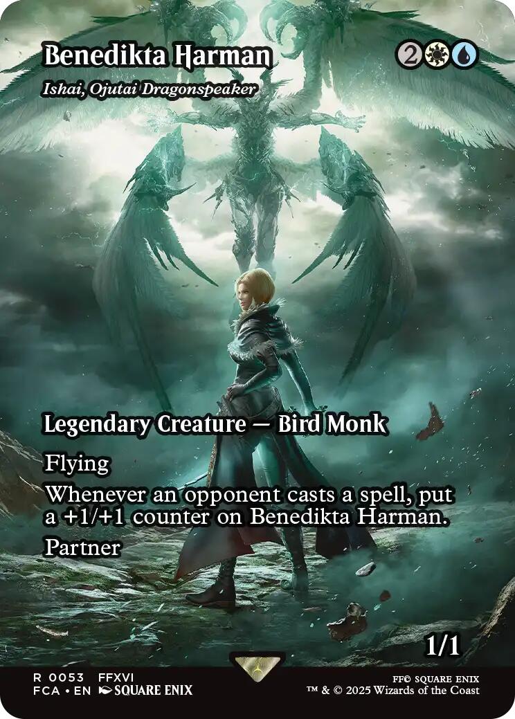 Benedikta Harman - Ishai, Ojutai Dragonspeaker (Showcase) [FINAL FANTASY : Through the Ages] | Tabernacle Games
