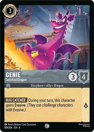 Genie - Satisfied Dragon (189/204) [Reign of Jafar] | Tabernacle Games