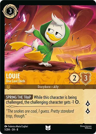 Louie - One Cool Duck (Cold Foil) (1/204) [Reign of Jafar] | Tabernacle Games