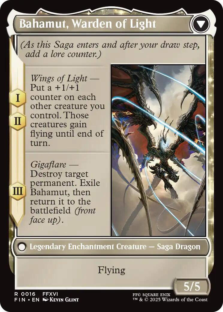 Dion, Bahamut's Dominant // Bahamut, Warden of Light [FINAL FANTASY] | Tabernacle Games