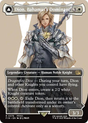 Dion, Bahamut's Dominant // Bahamut, Warden of Light (Borderless) [FINAL FANTASY] | Tabernacle Games