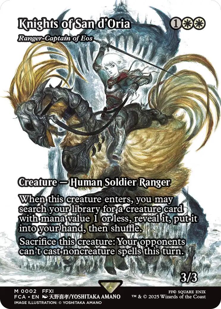 Knights of San d'Oria - Ranger-Captain of Eos (Showcase) [FINAL FANTASY : Through the Ages] | Tabernacle Games