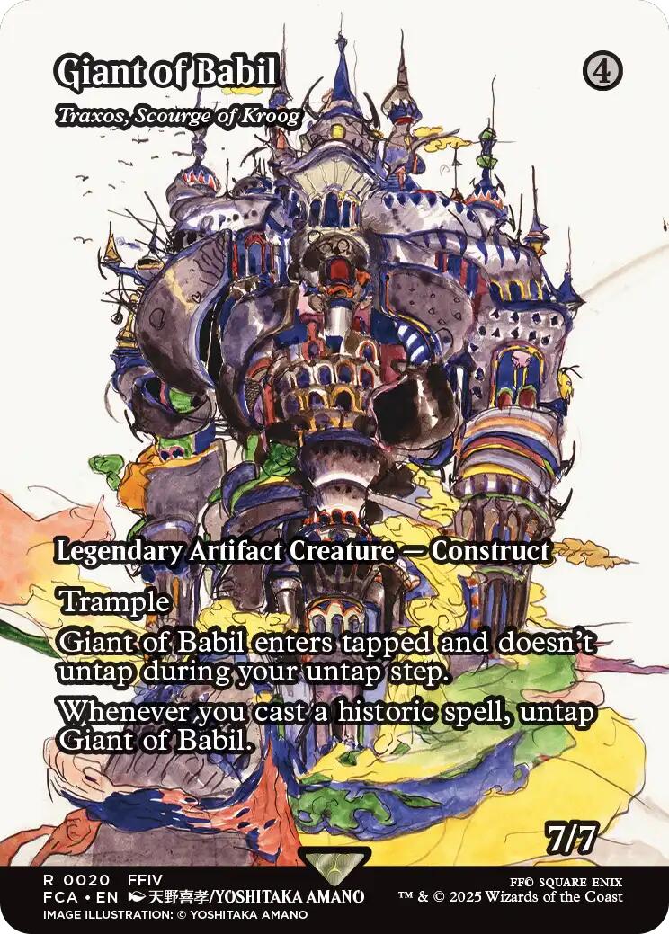 Giant of Babil - Traxos, Scourge of Kroog (Showcase) [FINAL FANTASY : Through the Ages] | Tabernacle Games
