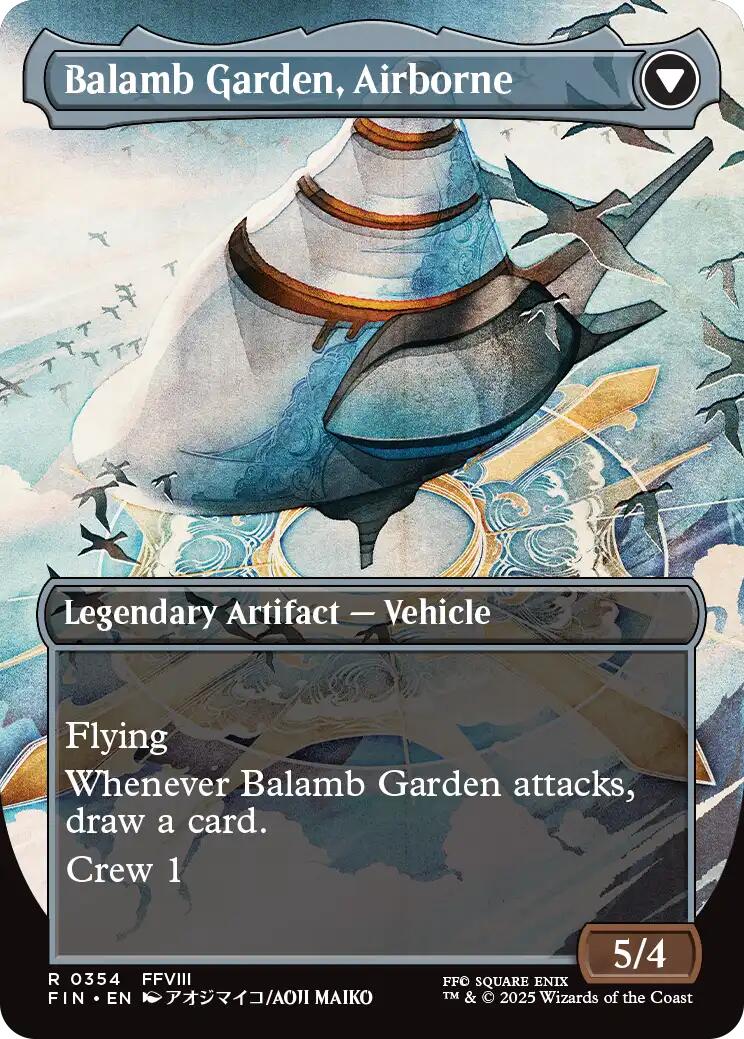 Balamb Garden, SeeD Academy // Balamb Garden, Airborne (Borderless) [FINAL FANTASY] | Tabernacle Games