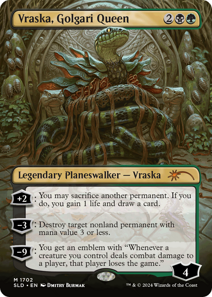 Vraska, Golgari Queen (1702) (Rainbow Foil) [Secret Lair Drop Series] | Tabernacle Games