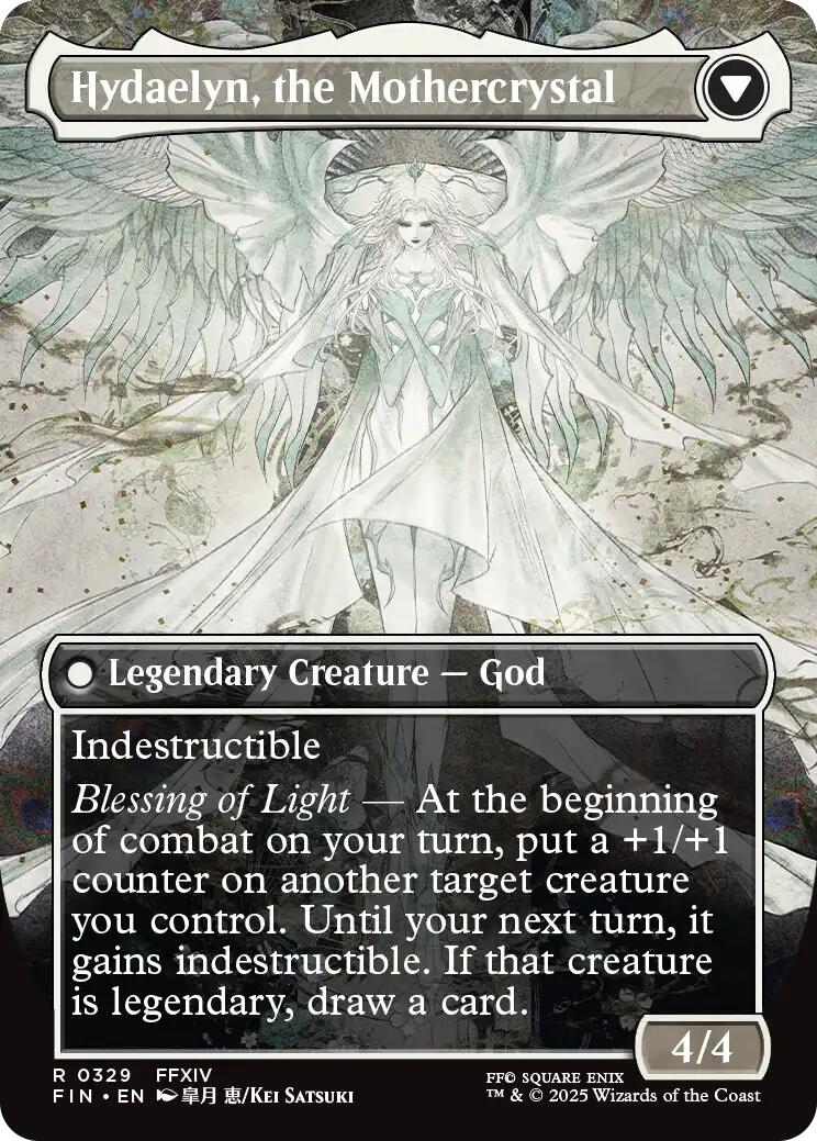 Venat, Heart of Hydaelyn // Hydaelyn, the Mothercrystal (Borderless) [FINAL FANTASY] | Tabernacle Games