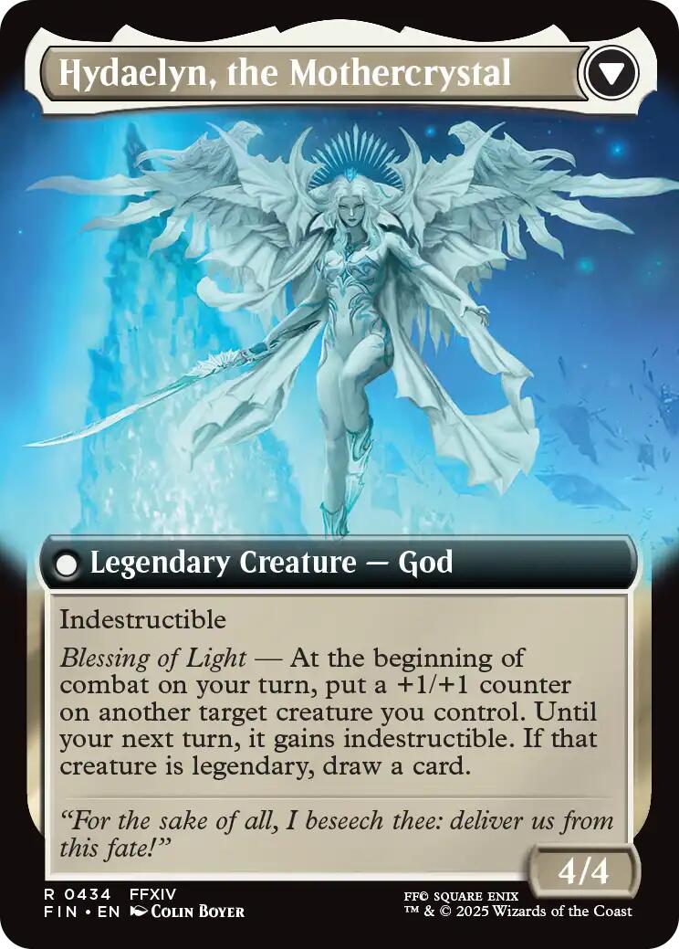 Venat, Heart of Hydaelyn // Hydaelyn, the Mothercrystal (Extended Art) [FINAL FANTASY] | Tabernacle Games