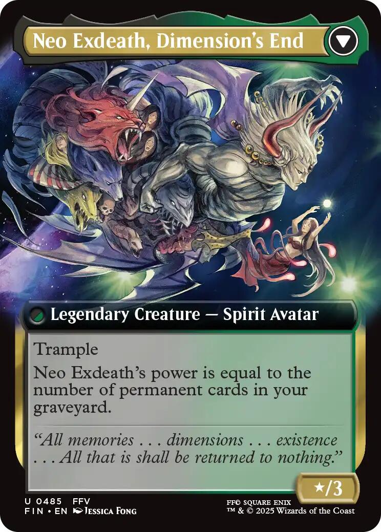 Exdeath, Void Warlock // Neo Exdeath, Dimension's End (Extended Art) [FINAL FANTASY] | Tabernacle Games