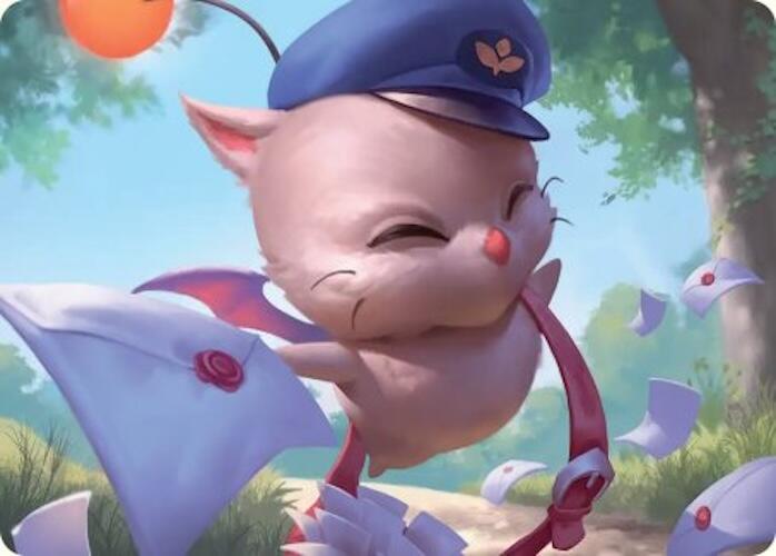 Delivery Moogle Art Card [FINAL FANTASY Art Series] | Tabernacle Games