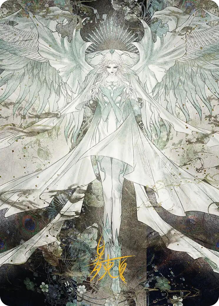 Hydaelyn, the Mothercrystal Art Card (Gold-Stamped Signature) [FINAL FANTASY Art Series] | Tabernacle Games