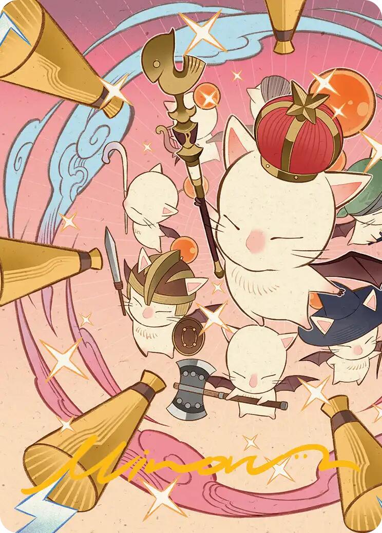 Summon: Good King Mog XII Art Card (Gold-Stamped Signature) [FINAL FANTASY Art Series] | Tabernacle Games