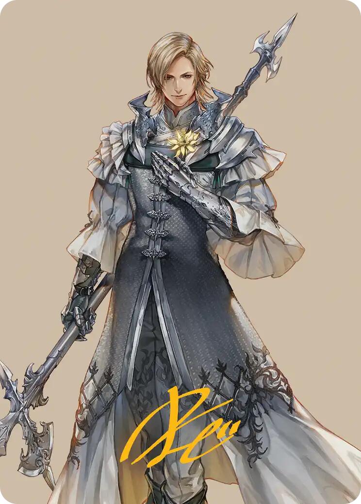 Dion, Bahamut's Dominant Art Card (Gold-Stamped Signature) [FINAL FANTASY Art Series] | Tabernacle Games