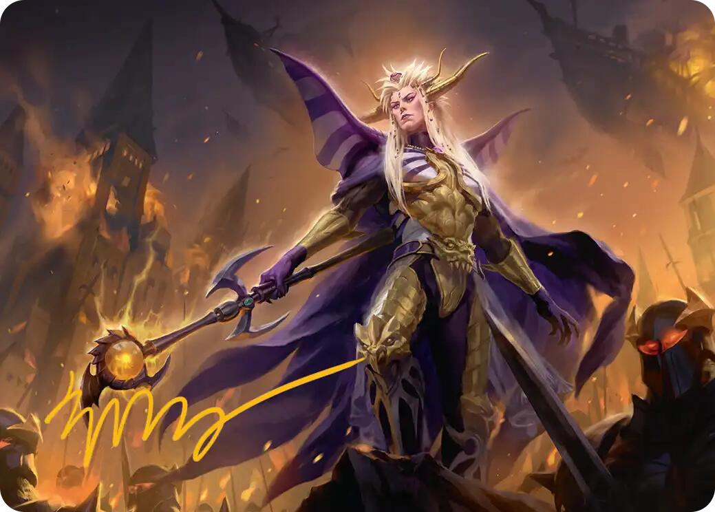 The Emperor of Palamecia Art Card (Gold-Stamped Signature) [FINAL FANTASY Art Series] | Tabernacle Games