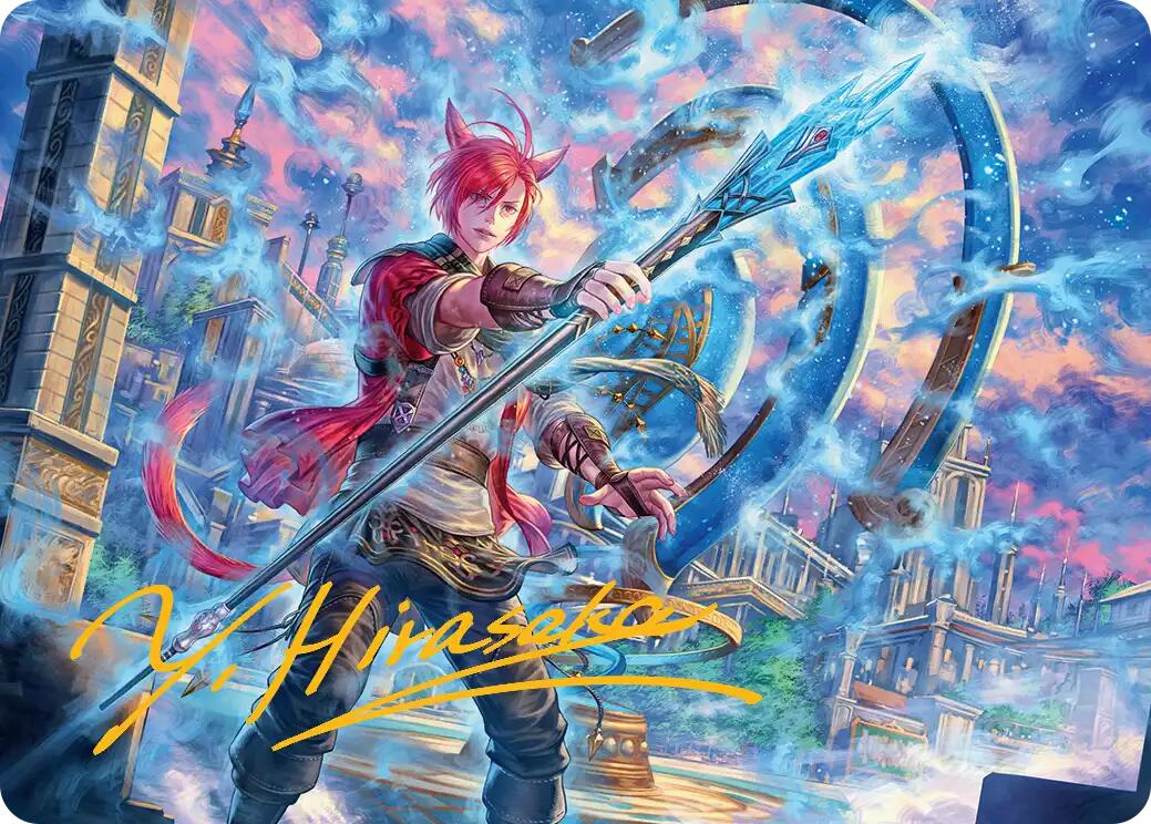 G'raha Tia, Scion Reborn Art Card (19) (Gold-Stamped Signature) [FINAL FANTASY Art Series] | Tabernacle Games