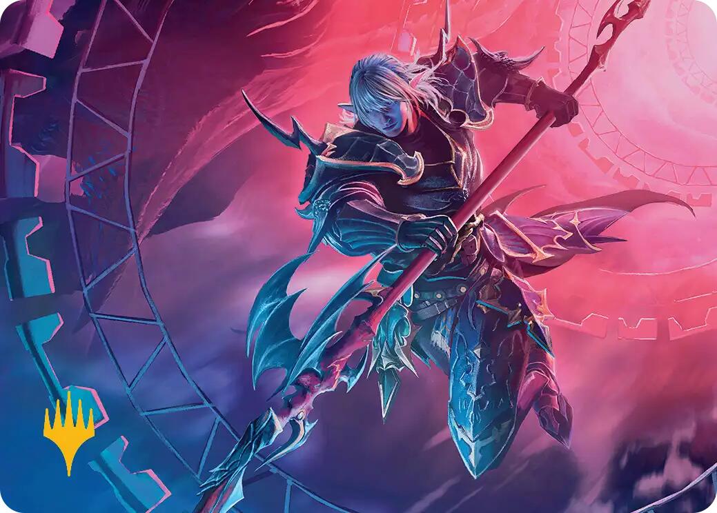 Estinien Varlineau Art Card (Gold-Stamped Planeswalker Symbol) [FINAL FANTASY Art Series] | Tabernacle Games