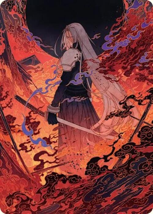 Nibelheim Aflame Art Card [FINAL FANTASY Art Series] | Tabernacle Games