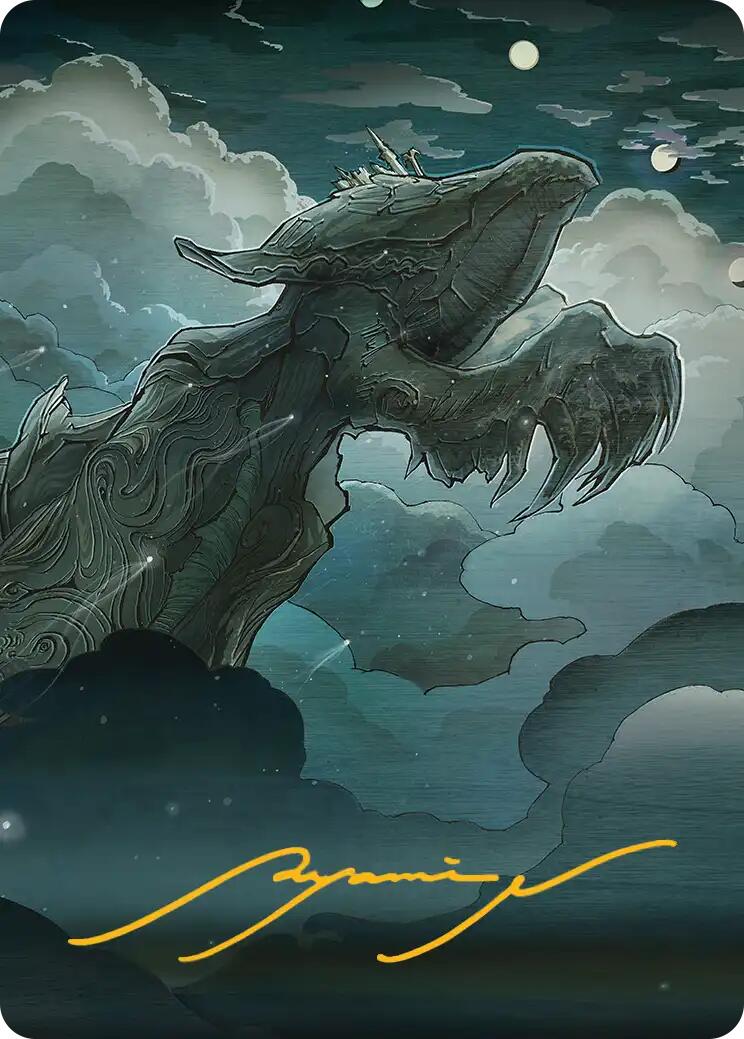 Sin, Spira's Punishment Art Card (Gold-Stamped Signature) [FINAL FANTASY Art Series] | Tabernacle Games