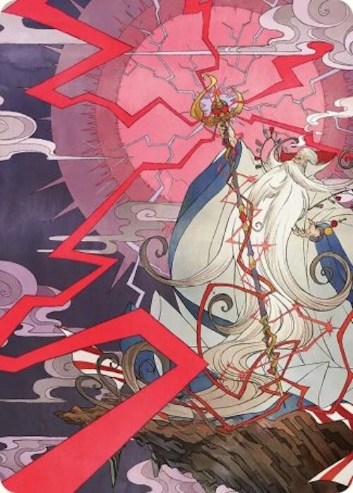Summon: Esper Ramuh Art Card [FINAL FANTASY Art Series] | Tabernacle Games