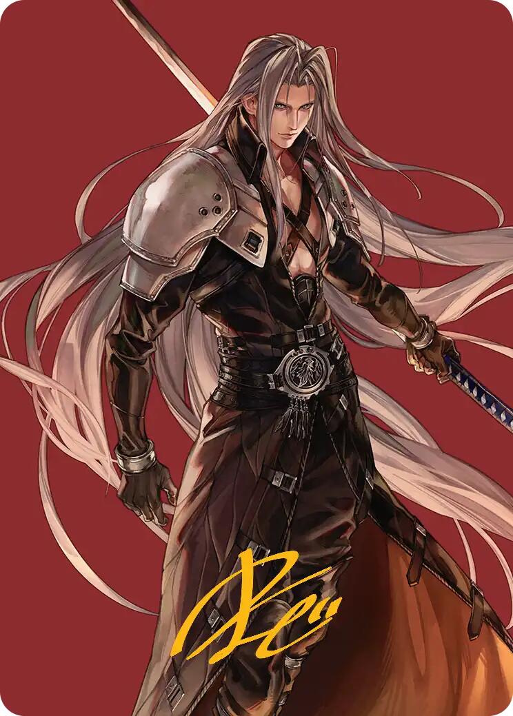 Sephiroth, Fabled SOLDIER Art Card (Gold-Stamped Signature) [FINAL FANTASY Art Series] | Tabernacle Games