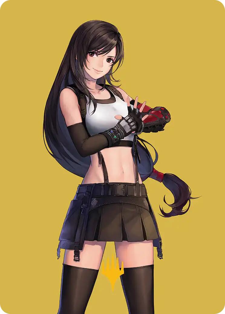 Tifa, Martial Artist Art Card (Gold-Stamped Planeswalker Symbol) [FINAL FANTASY Art Series] | Tabernacle Games