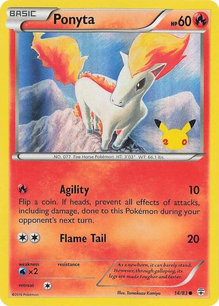 Ponyta (014/083) (UK Exclusive Promo) [Miscellaneous Cards] | Tabernacle Games