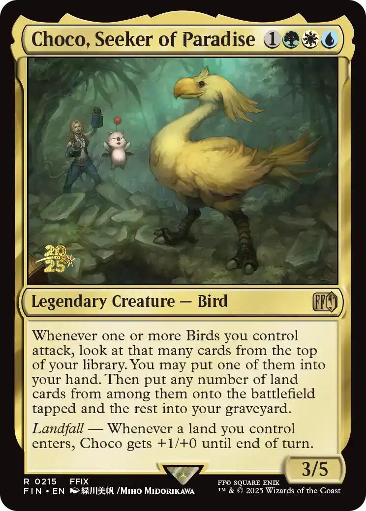 Choco, Seeker of Paradise [FINAL FANTASY Prerelease Promo] | Tabernacle Games