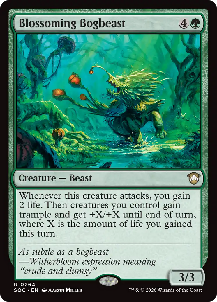 Blossoming Bogbeast [Secrets of Strixhaven Commander] | Tabernacle Games