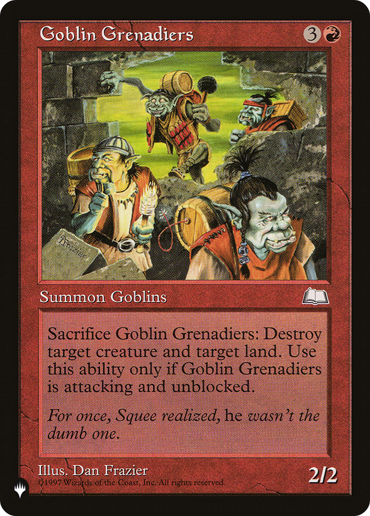 Goblin Grenadiers [The List Reprints] | Tabernacle Games