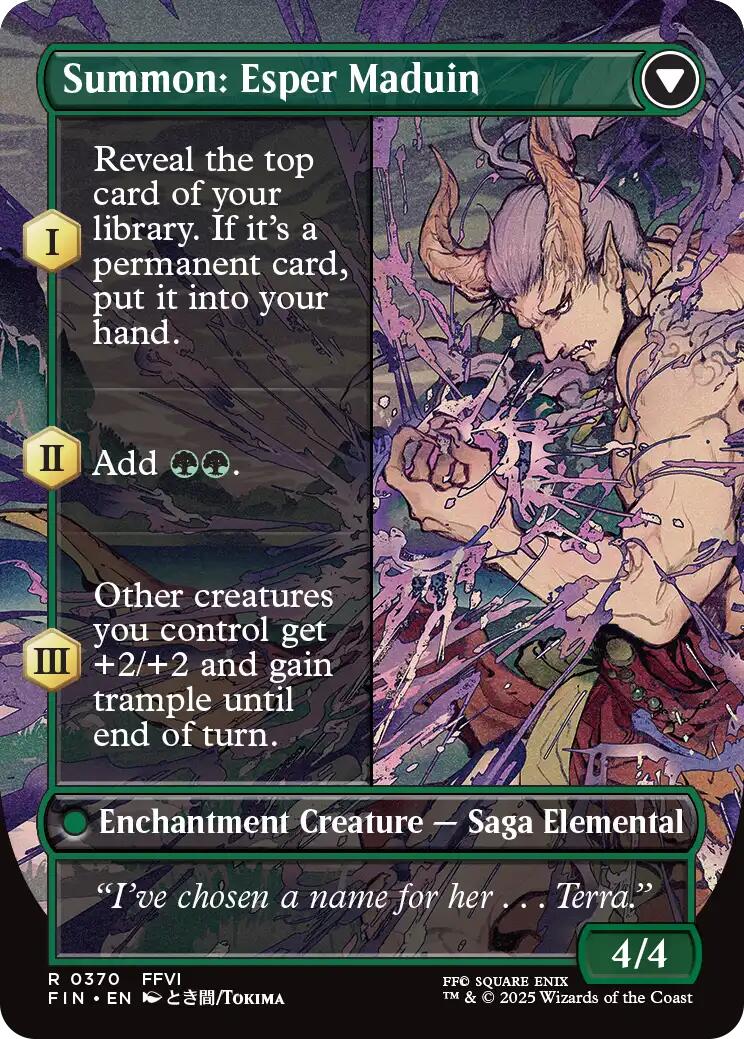 Esper Origins // Summon: Esper Maduin (Borderless) [FINAL FANTASY] | Tabernacle Games