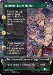 Esper Origins // Summon: Esper Maduin (Borderless) [FINAL FANTASY] | Tabernacle Games