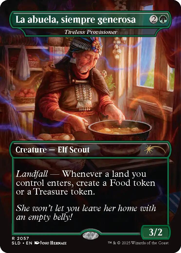 La abuela, siempre generosa - Tireless Provisioner [Secret Lair Drop Series] | Tabernacle Games