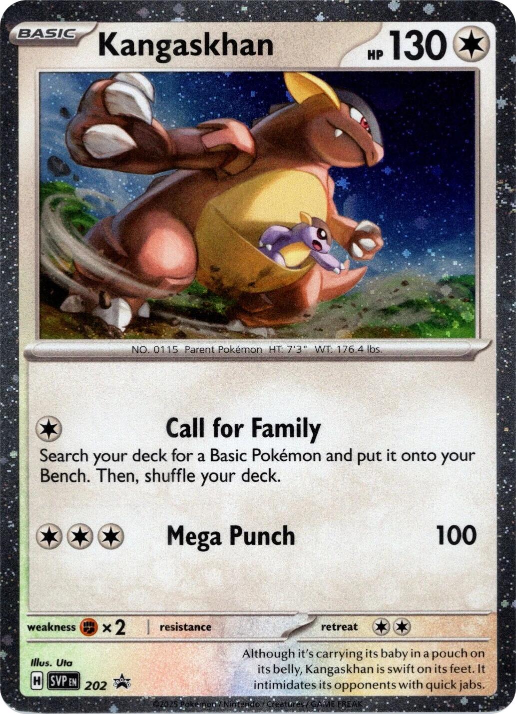Kangaskhan (202) (Cosmos Holo) [Scarlet & Violet: Black Star Promos] | Tabernacle Games