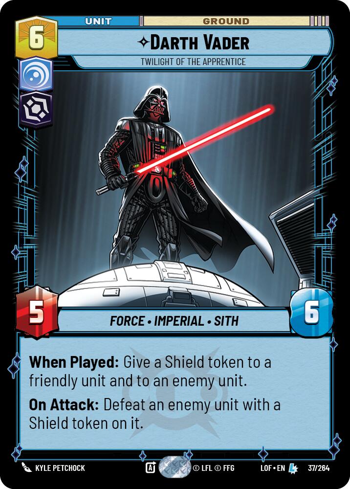 Darth Vader - Twilight of the Apprentice (37/264) (37/264) [Legends of the Force] | Tabernacle Games