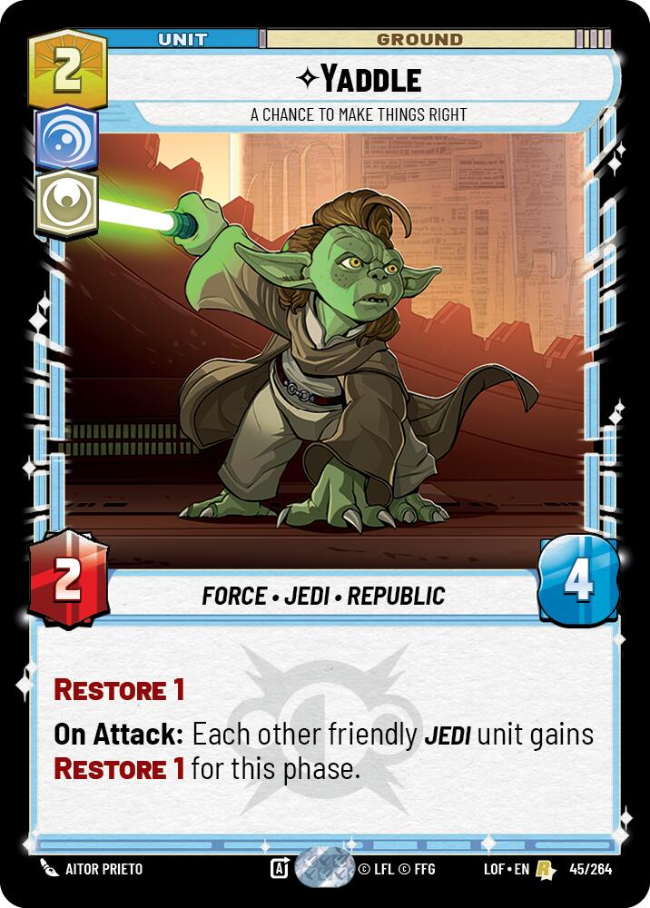 Yaddle - A Chance To Make Things Right (45/264) (45/264) [Legends of the Force] | Tabernacle Games