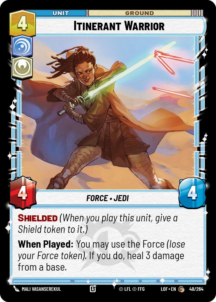 Itinerant Warrior (48/264) (48/264) [Legends of the Force] | Tabernacle Games