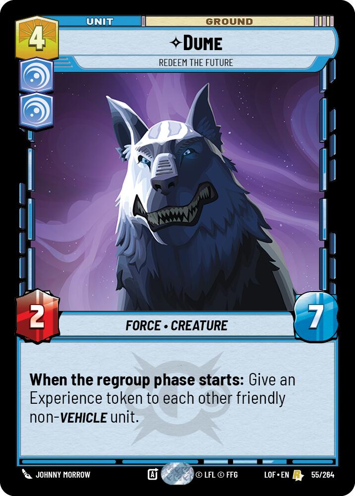 Dume - Redeem the Future (55/264) (55/264) [Legends of the Force] | Tabernacle Games