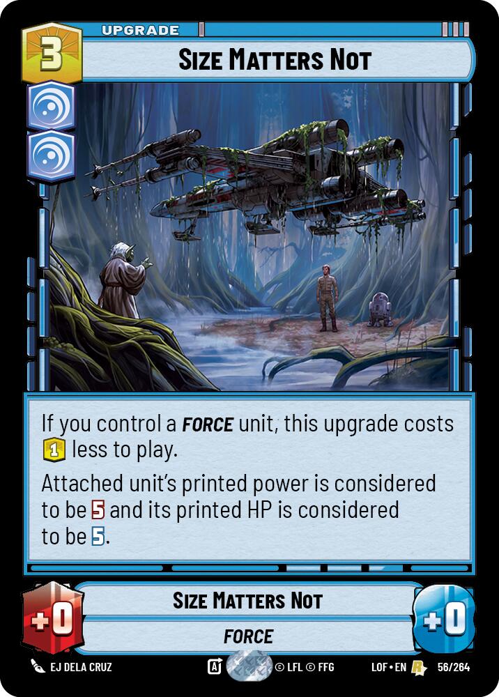 Size Matters Not (56/264) (56/264) [Legends of the Force] | Tabernacle Games