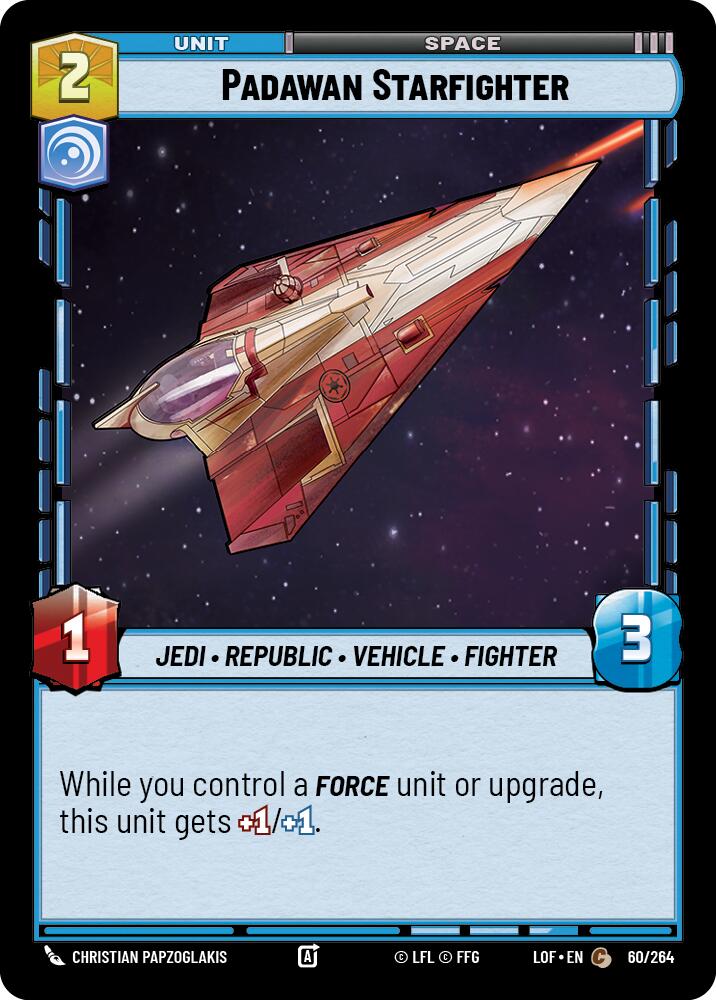 Padawan Starfighter (60/264) (60/264) [Legends of the Force] | Tabernacle Games