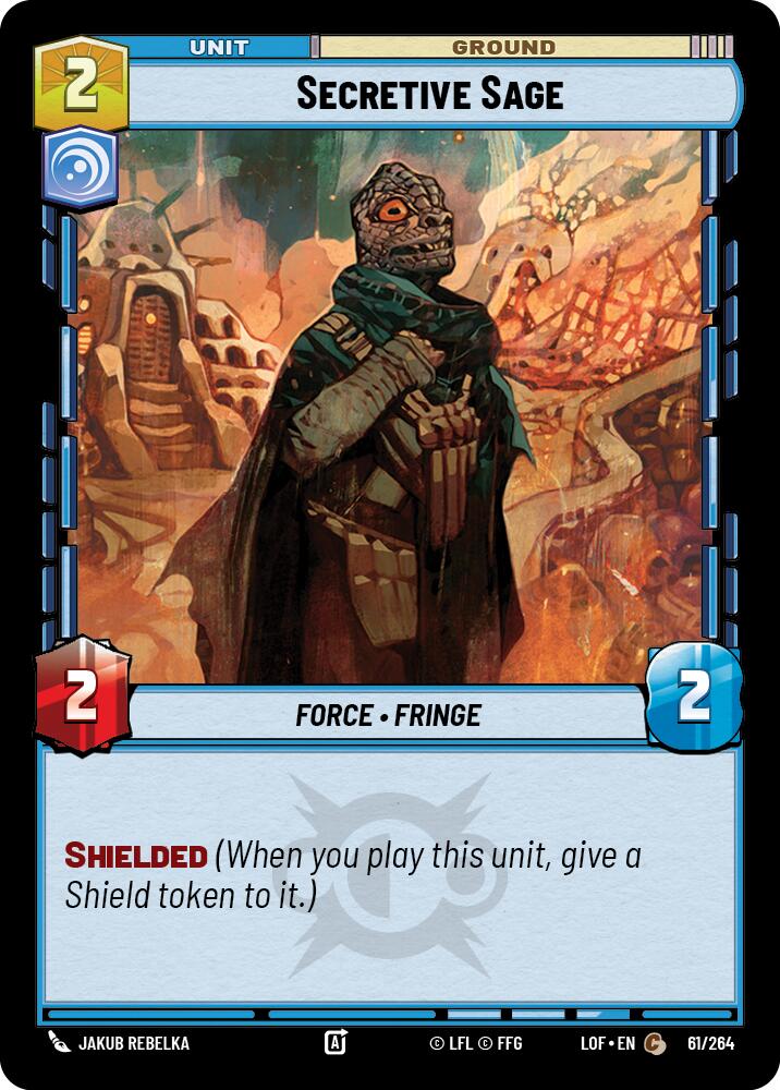 Secretive Sage (61/264) (61/264) [Legends of the Force] | Tabernacle Games
