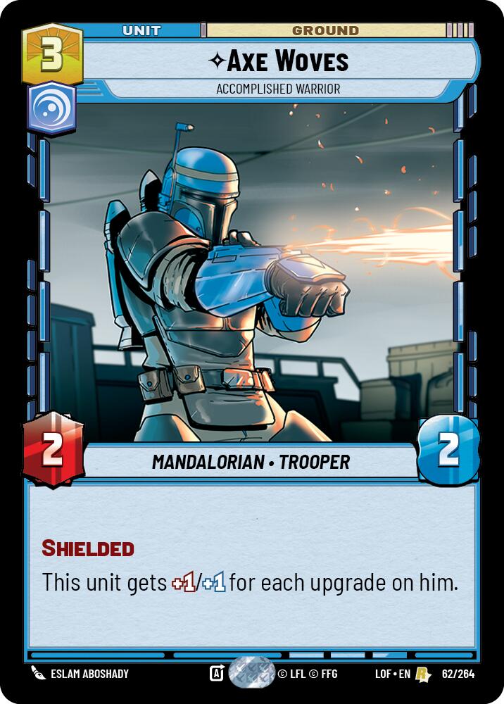 Axe Woves - Accomplished Warrior (62/264) (62/264) [Legends of the Force] | Tabernacle Games