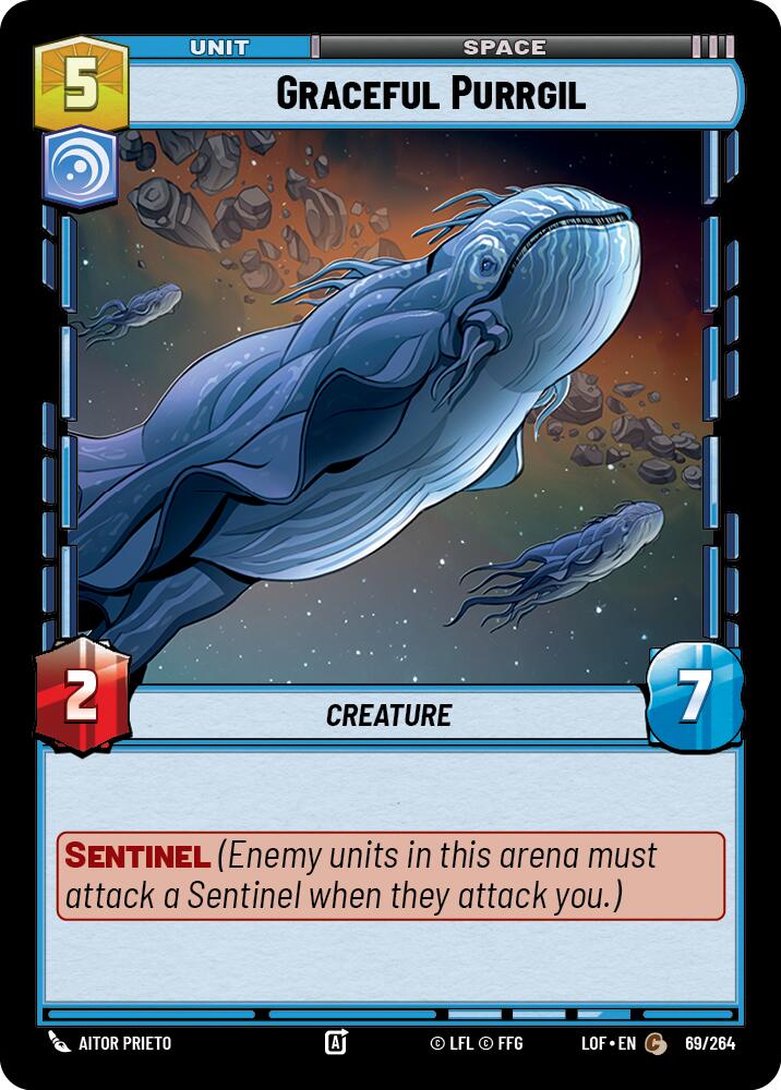 Graceful Purrgil (69/264) (69/264) [Legends of the Force] | Tabernacle Games