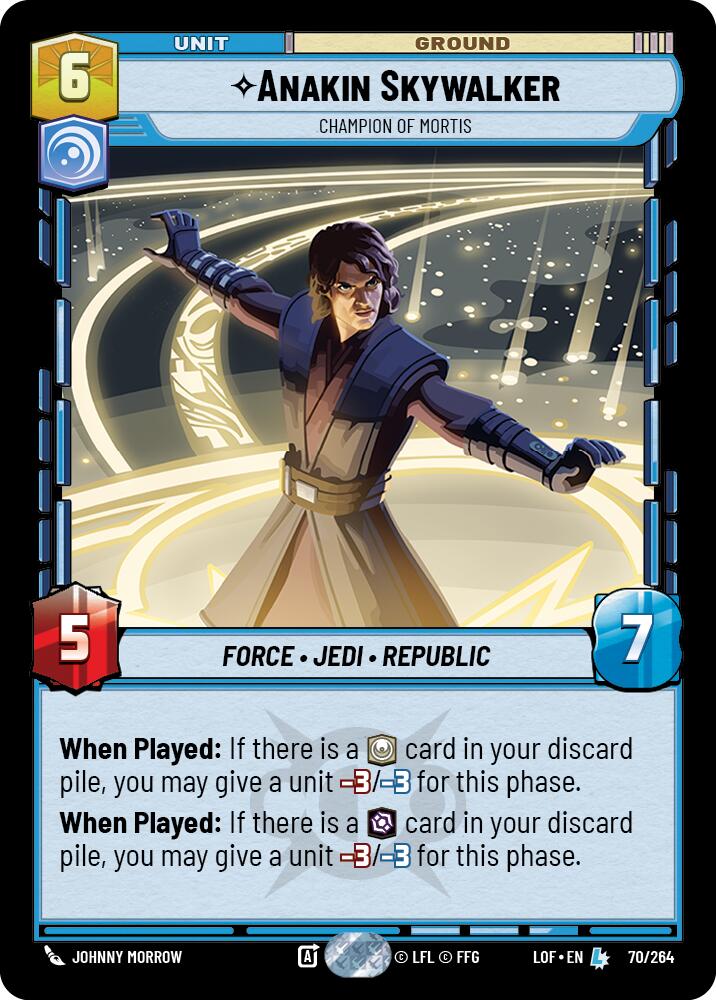 Anakin Skywalker - Champion of Mortis (70/264) (70/264) [Legends of the Force] | Tabernacle Games