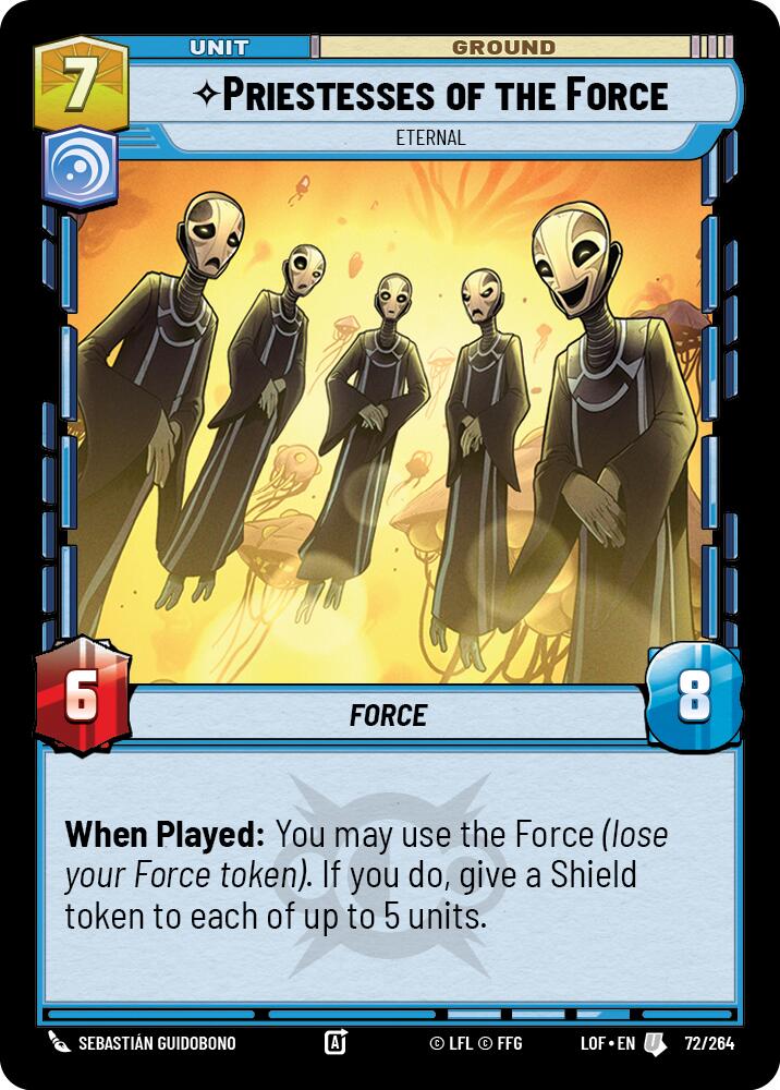 Priestesses of the Force - Eternal (72/264) (72/264) [Legends of the Force] | Tabernacle Games