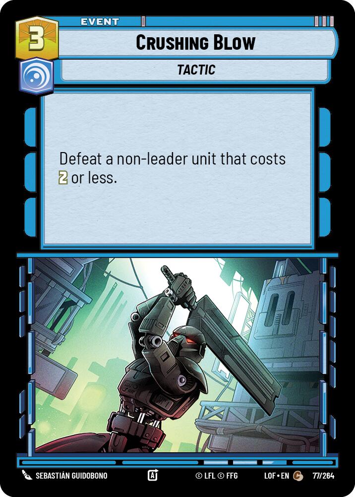 Crushing Blow (77/264) (77/264) [Legends of the Force] | Tabernacle Games