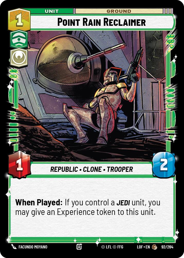 Point Rain Reclaimer (92/264) (92/264) [Legends of the Force] | Tabernacle Games