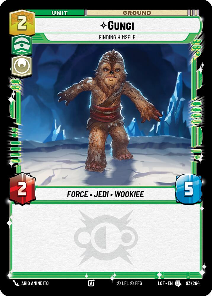 Gungi - Finding Himself (93/264) (93/264) [Legends of the Force] | Tabernacle Games
