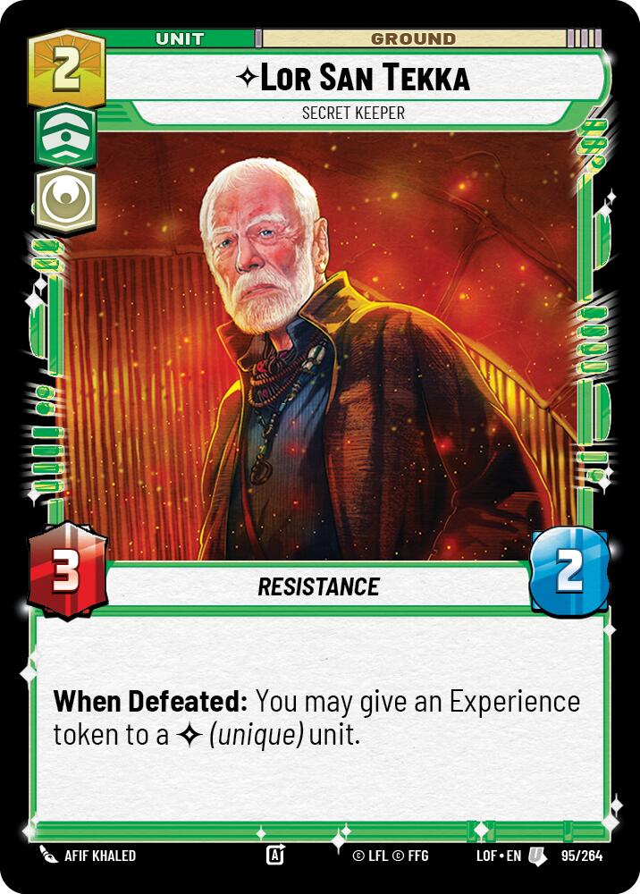 Lor San Tekka - Secret Keeper (95/264) (95/264) [Legends of the Force] | Tabernacle Games