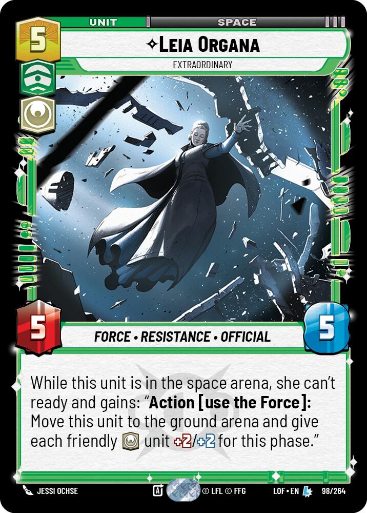 Leia Organa - Extraordinary (98/264) (98/264) [Legends of the Force] | Tabernacle Games