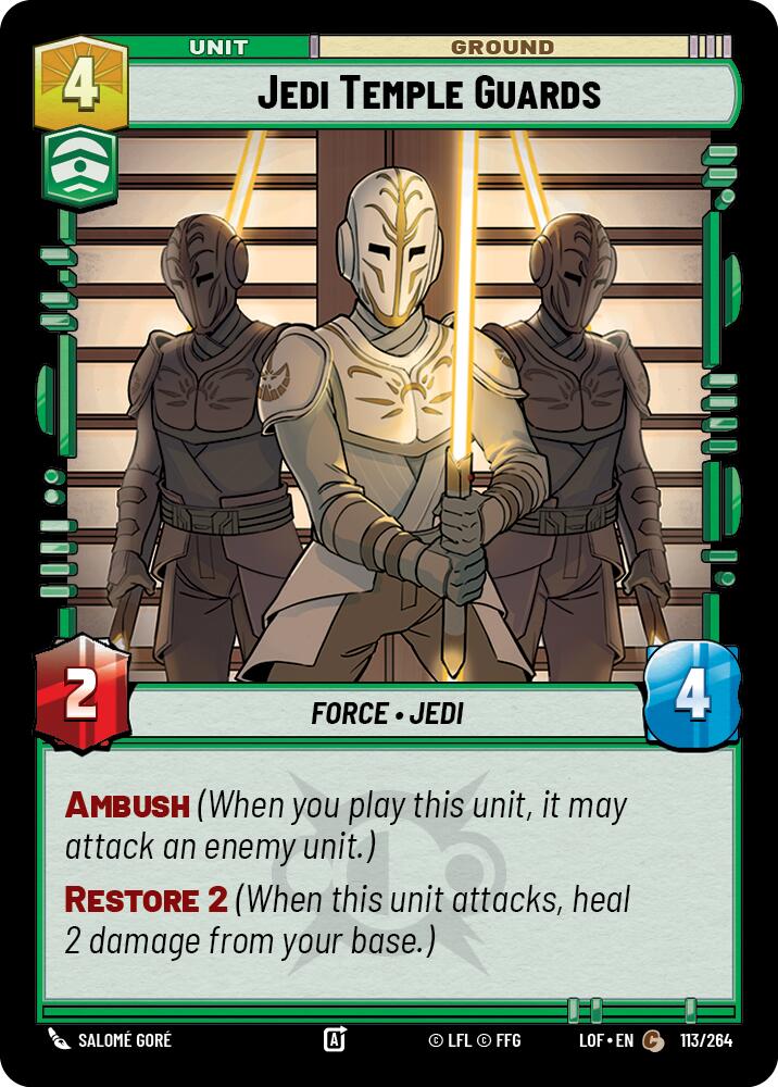 Jedi Temple Guards (113/264) (113/264) [Legends of the Force] | Tabernacle Games